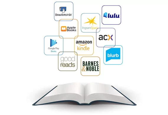 Multiple sites book publishing in book writer online